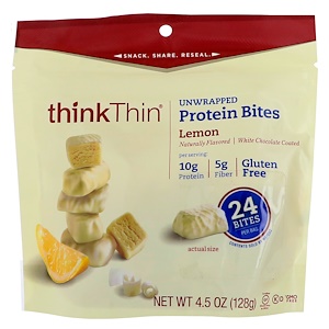 Отзывы о ТинкТин, Unwrapped Protein Bites, Lemon, 4.5 oz (128 g)