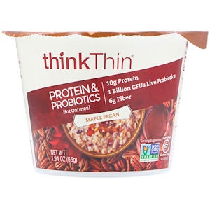 Отзывы о ТинкТин, Protein & Probiotics Hot Oatmeal, Maple Pecan, 1.94 oz (55 g)