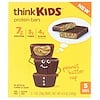 ТинкТин, ThinkKids, протеиновые батончики с арахисовым маслом, 5 штук, 1 унция (28 г) каждая