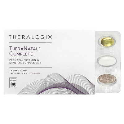 Theralogix  TheraNatal Complete  182 Tablets + 91 Softgels