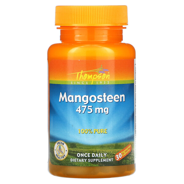 Мангостан, 475 мг, 30 вегетарианских капсул