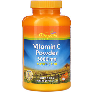 Thompson, Vitamine C en poudre, 5000 mg, 230 g