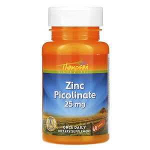 Отзывы о Томпсон, Zinc Picolinate, 25 mg, 60 Tablets