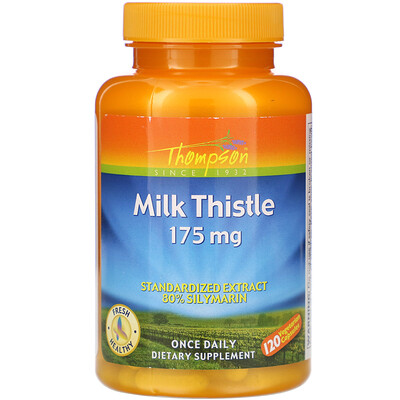 Thompson Milk Thistle, 175 mg, 120 Vegetarian Capsules