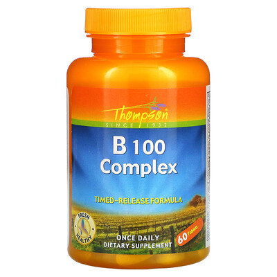 

Thompson B 100 Complex 60 Tablets