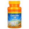 Thompson, Cod Liver Oil, 400 mg, 60 Softgels