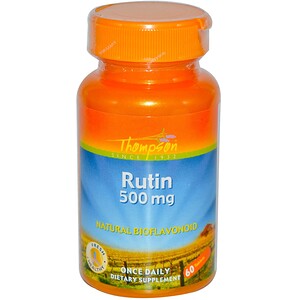 Отзывы о Томпсон, Rutin, 500 mg, 60 Tablets