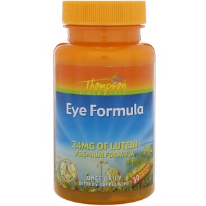 Отзывы о Томпсон, Eye Formula, 30 Vegetarian Capsules