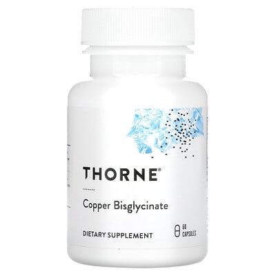 

Thorne Copper Bisglycinate 60 Capsules