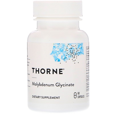 Thorne Research Глицинат молибдена, 60 капсул