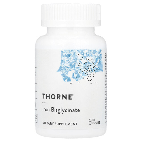 ソーン リサーチ Thorne, ビスグリシン酸鉄、60粒（1粒あたり25mg）