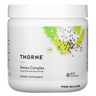 Thorne Research, 複合氨基酸營養粉，檸檬味，8.1 盎司（231 克）
