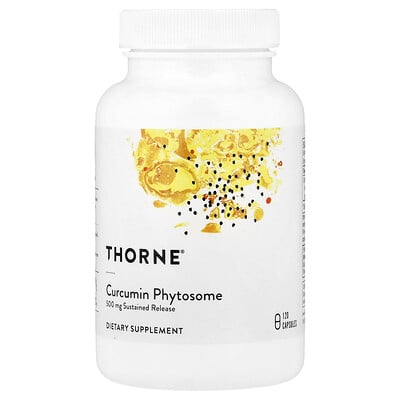 Thorne, Fitosoma de curcumina, Liberación prolongada, 120 cápsulas (250 mg por cápsula)