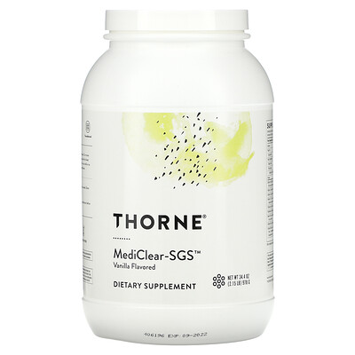 

Thorne Research, MediClear-SGS, Vanilla, 34.4 oz (978 g)