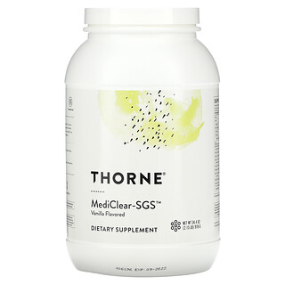 Thorne Research, MediClear-SGS, Vanilla Flavored, 34.4 oz (978 g)