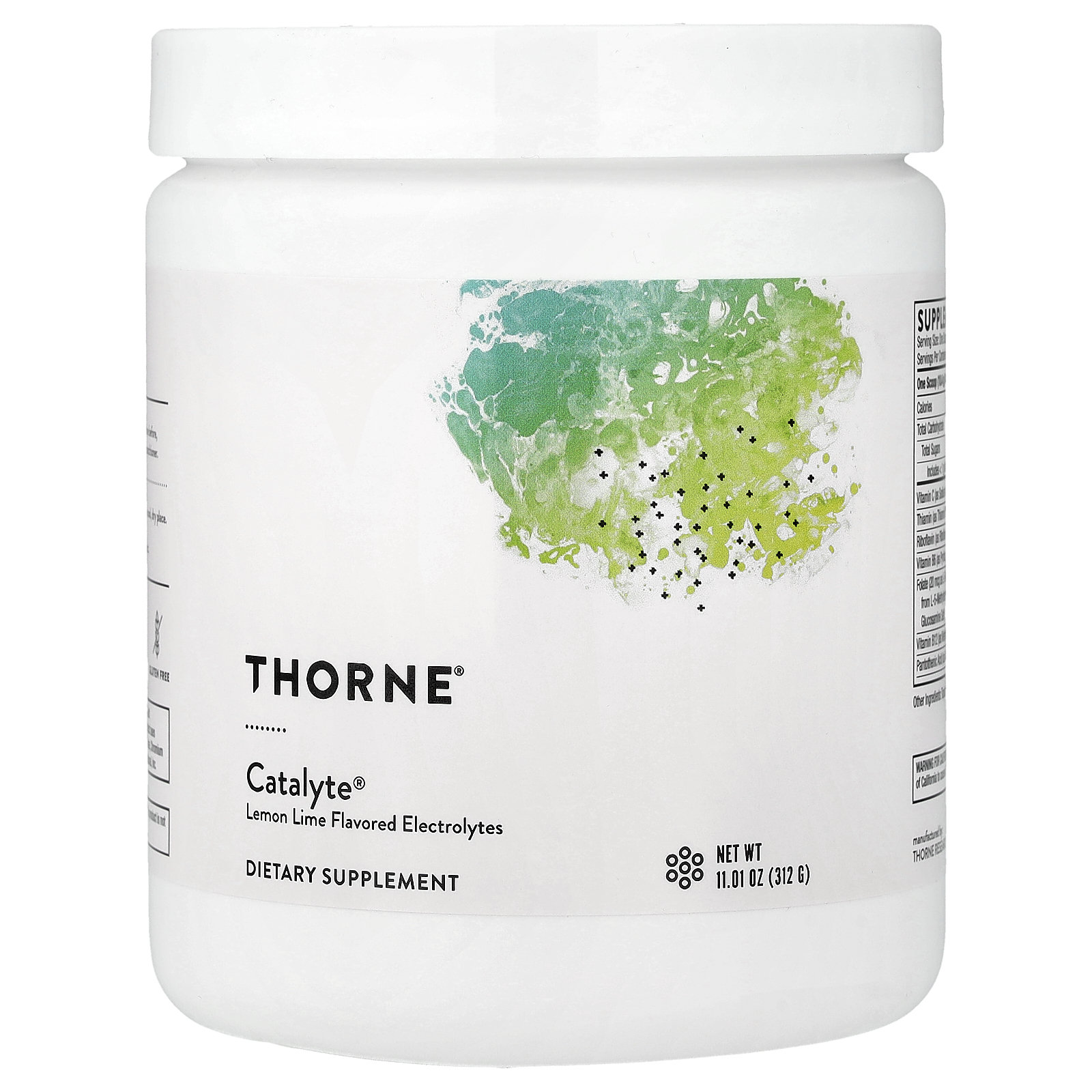Thorne (쏜리서치), Catalyte®, 레몬라임맛, 312g(11.01oz) (판매가 중단된 상품)