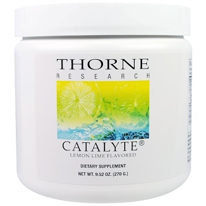 Thorne Research, Catalyte, вкус лимона лайм , 9.52 унции(270 г)