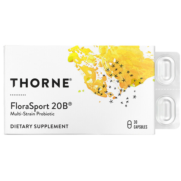 Thorne Research‏, FloraSport 20B, 30 Capsules