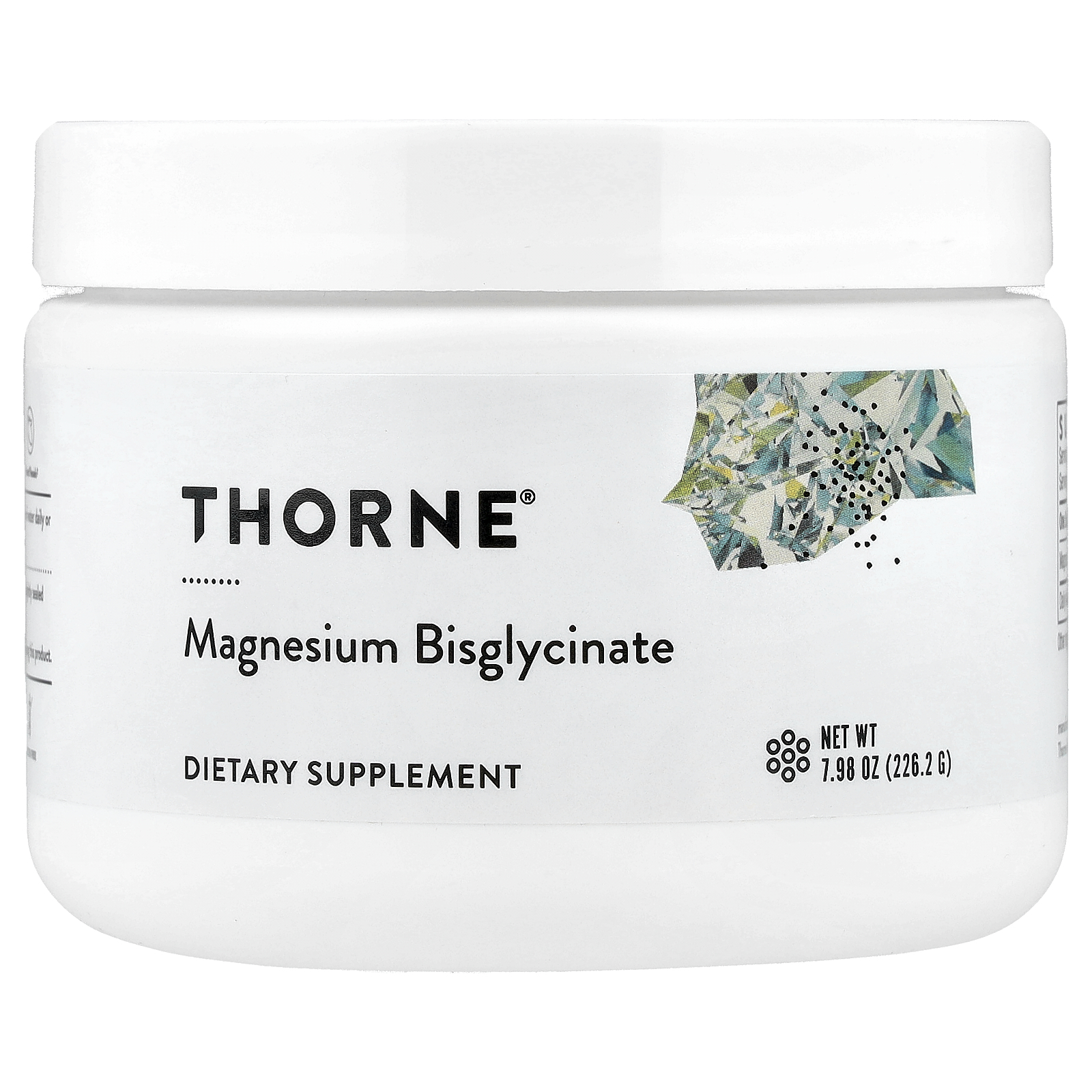 Thorne (쏜리서치), 마그네슘 비스글리시네이트, 226.2g(7.98oz)