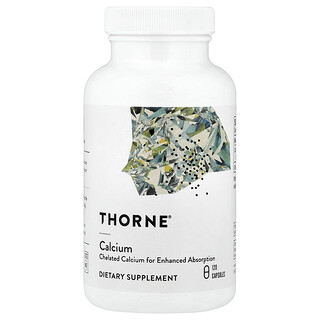 Thorne, Calcium, 120 kapsler (250 mg pr. kapsel)