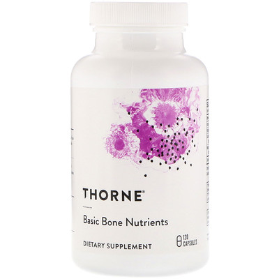 Thorne Research Basic Bone Nutrients, 120 капсул