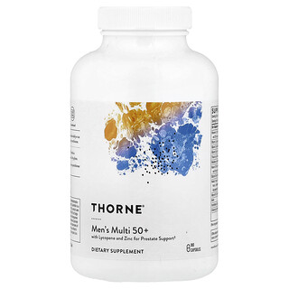 Thorne, Multivitamines pour hommes 50+, 180 capsules