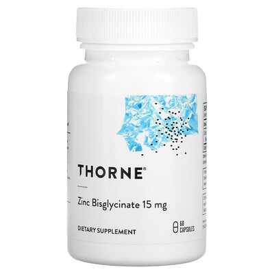 

Thorne Zinc Bisglycinate 15 mg 60 Capsules