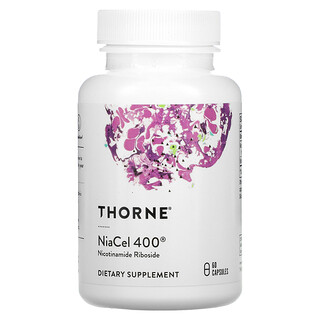Thorne Research, NiaCel 400, 60 капсул
