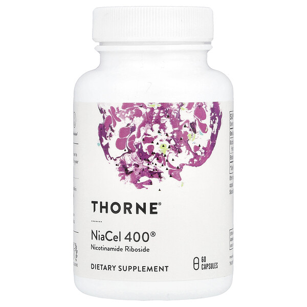 Thorne NiaCel 400®, Nicotinamide Riboside, 60 Capsules