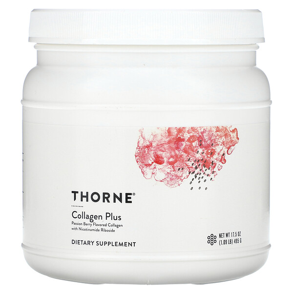 Thorne Collagen Plus, Passion Berry, 1.09 lb (495 g)