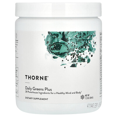 Thorne  Daily Greens Plus  7.2 oz (204 g)