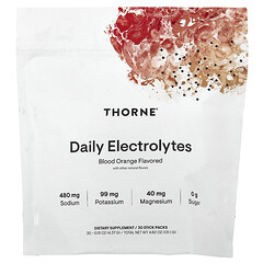 Daily Electrolytes, червоний апельсин, 30 упаковок-стіків по 4,37 г (0,15 унції)