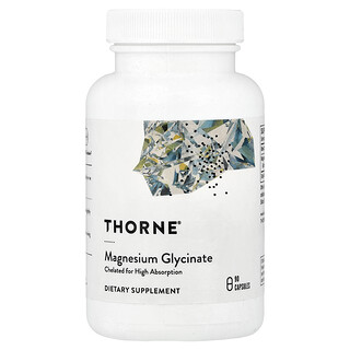 Thorne, Glicinato di magnesio, 90 capsule (120 mg per capsula)