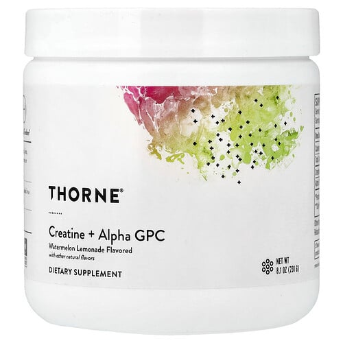 Thorne, Creatine + Alpha GPC, Watermelon Lemonade, 8.1 oz (231 g)