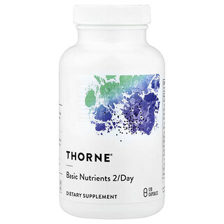 Thorne, Basic Nutrients 2/Day, 120 kapsler