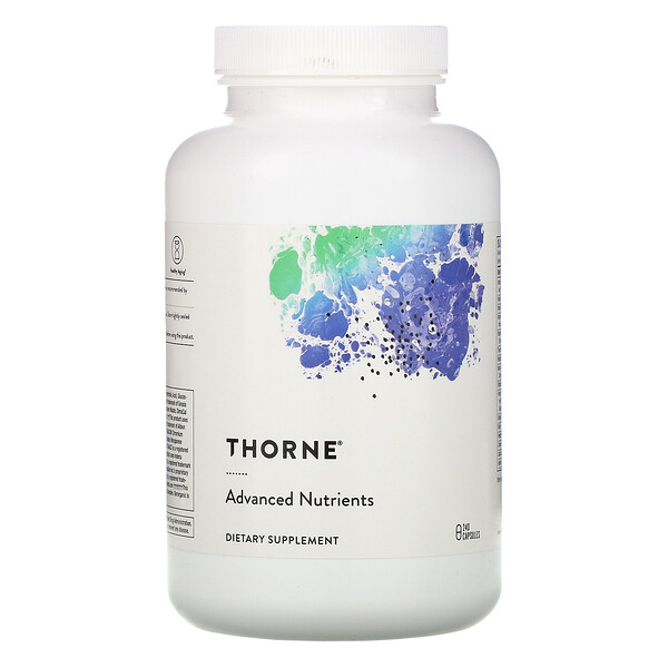 Thorne Research‏, חומרים מזינים מתקדמים, 240 כמוסות