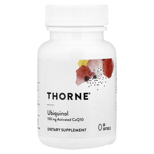 Thorne Ubiquinol, 100 mg, 60 Softgels