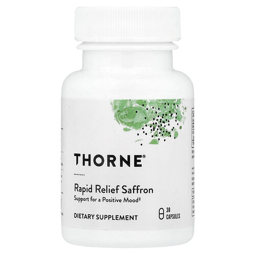 Thorne Rapid Relief Saffron, 30 Capsules (30 mg per Capsule)