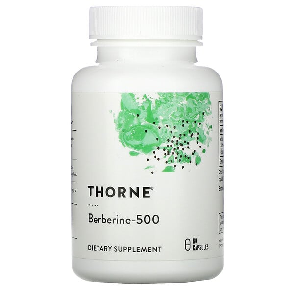 Thorne Research, Berberine-500, 60 Capsules
