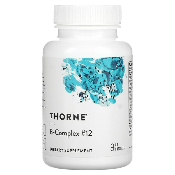 Thorne Research, ビタミンB-複合体 #12, 60 ベジキャップス