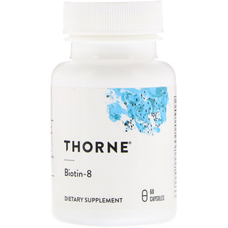 Thorne Research, Biotin-8, 60 Capsules