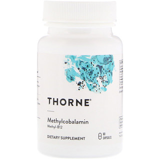 Thorne Research, 메틸코발라민, 60 베지캡