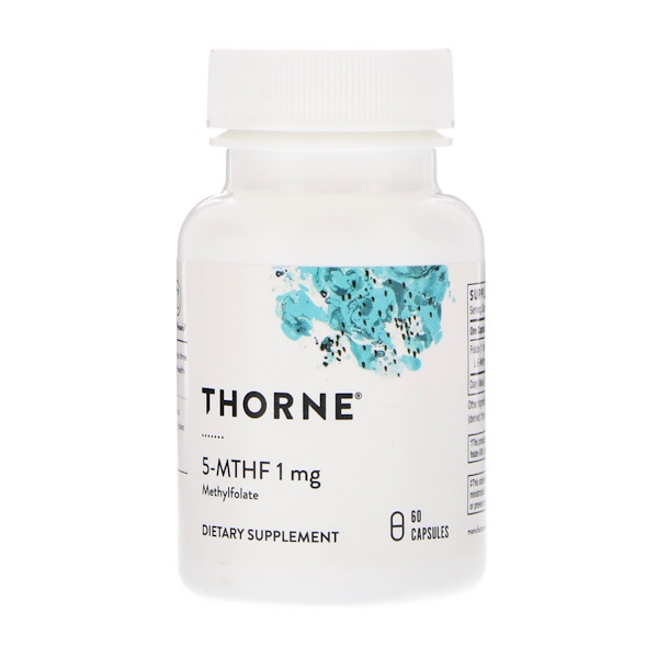 Thorne Research, 5-MTHF, 1 ملغ, 60 كبسولة
