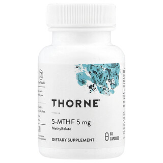 Thorne, 5-MTHF, 5 mg, 60 gélules