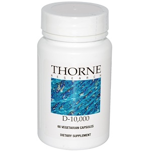 Thorne Research, D-10,000, 60 вегетарианских капсул