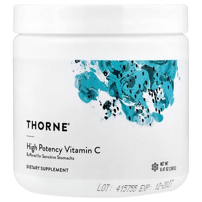 Thorne, Vitamina C, Alta potencia, 240 g (8,47 oz)