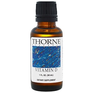 Thorne Research, Витамин D, 1 жидкая унция (30 мл)