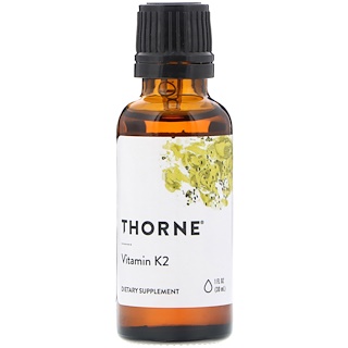 Thorne Research, 維生素K2滴劑，1液體盎司（30毫升）