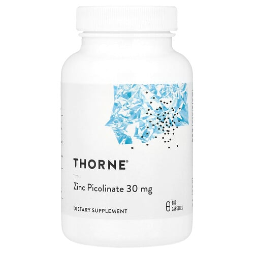 Thorne ジンク ピコリネート 30mg ベジカプセル180粒