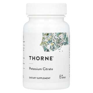 Thorne, Citrate de potassium, 90 capsules (99 mg par capsule)